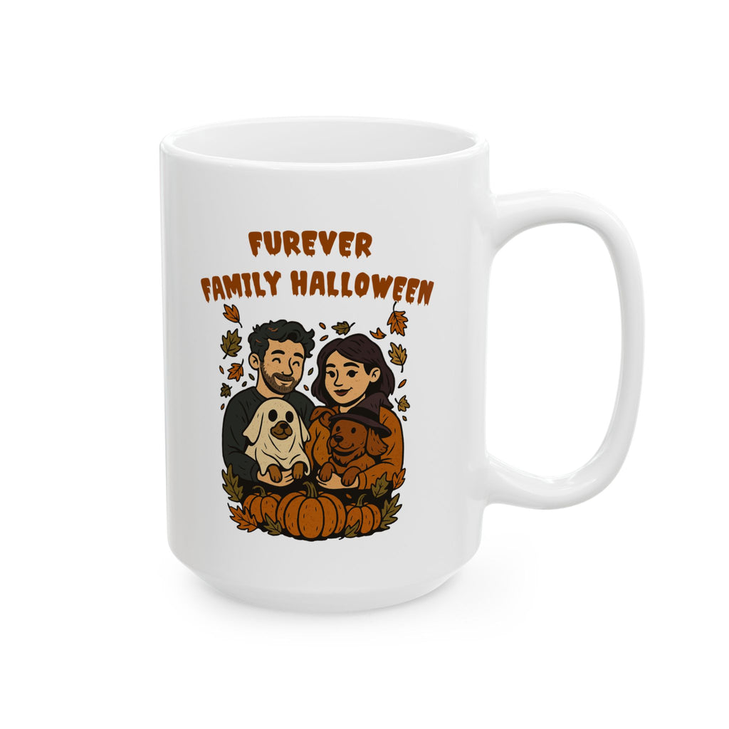 Furever Family Halloween Mug – Dog Lover Couple Coffee Mug
