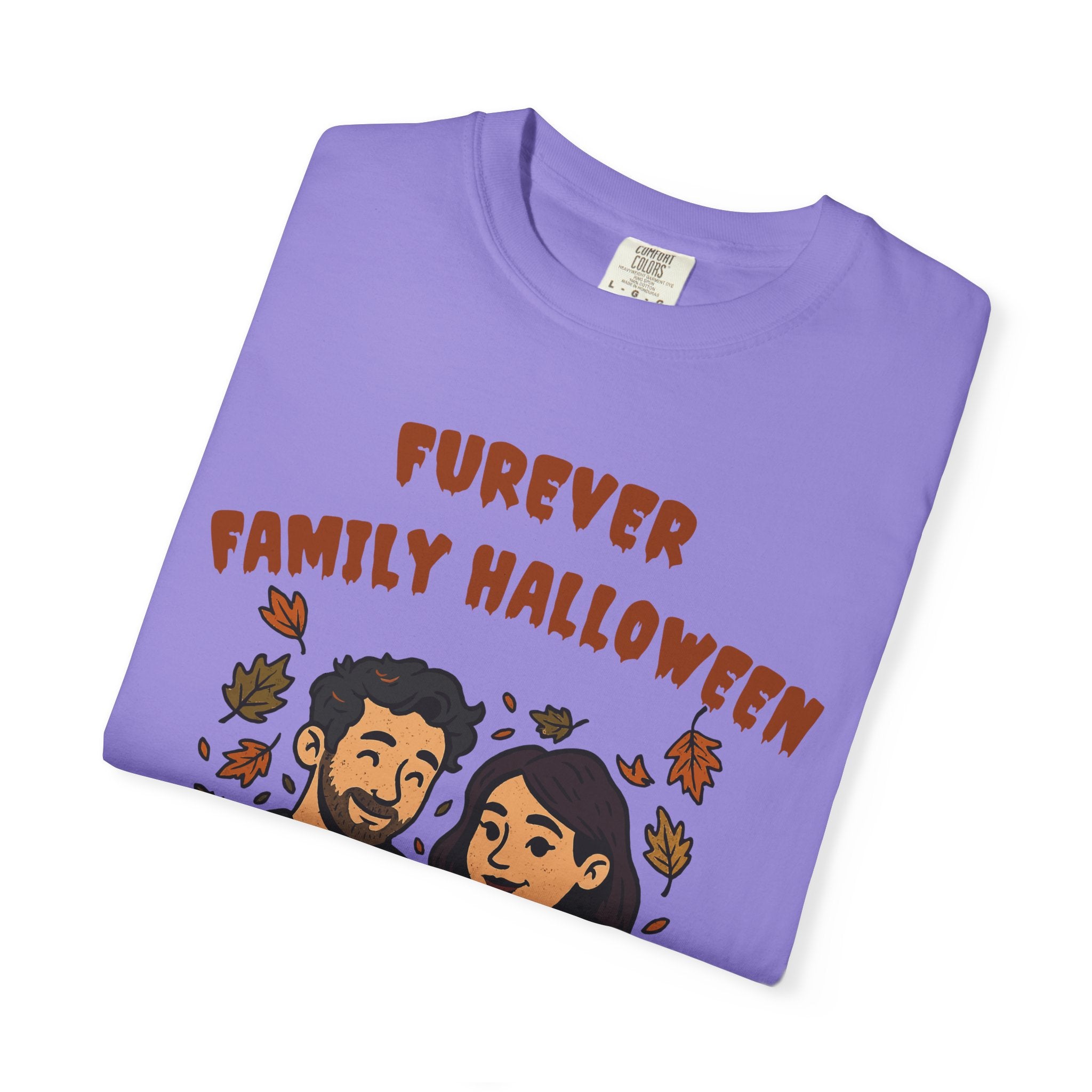 Furever Family Halloween Shirt – Couple Dog Lover Halloween Tee | Pet Family Graphic Shirt
