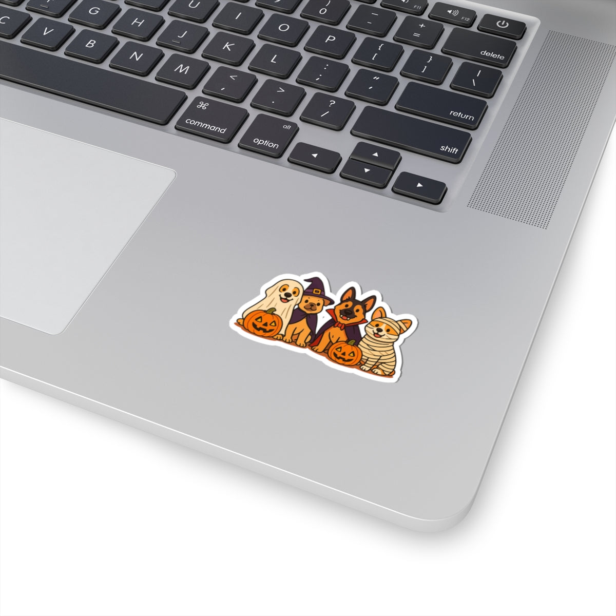 Dog Halloween Sticker – Happy Howl-O-Ween Dog Costume Vinyl Decal | Cute Pet Halloween Sticker