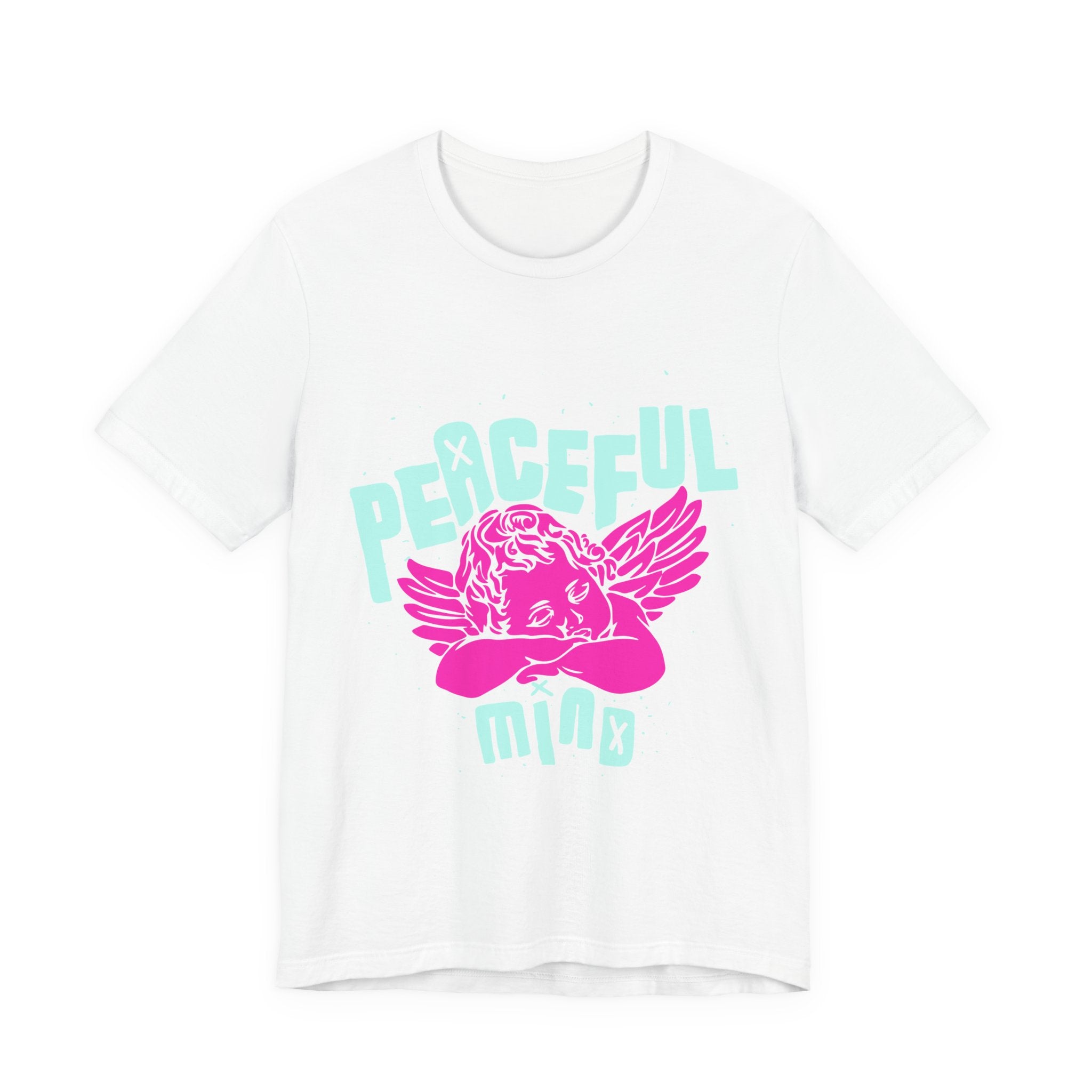 Retro Angel Graphic T-Shirt – Pastel Aesthetic Unisex Tee | Cute Angel Shirt | Bella Canvas 3001 Streetwear
