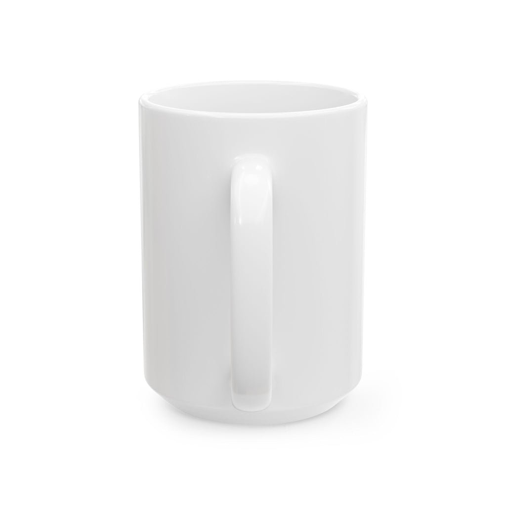 Funny Cat Coffee Mug – Spilled Coffee “What..” Cat Illustration | Cute Cat Lover Gift