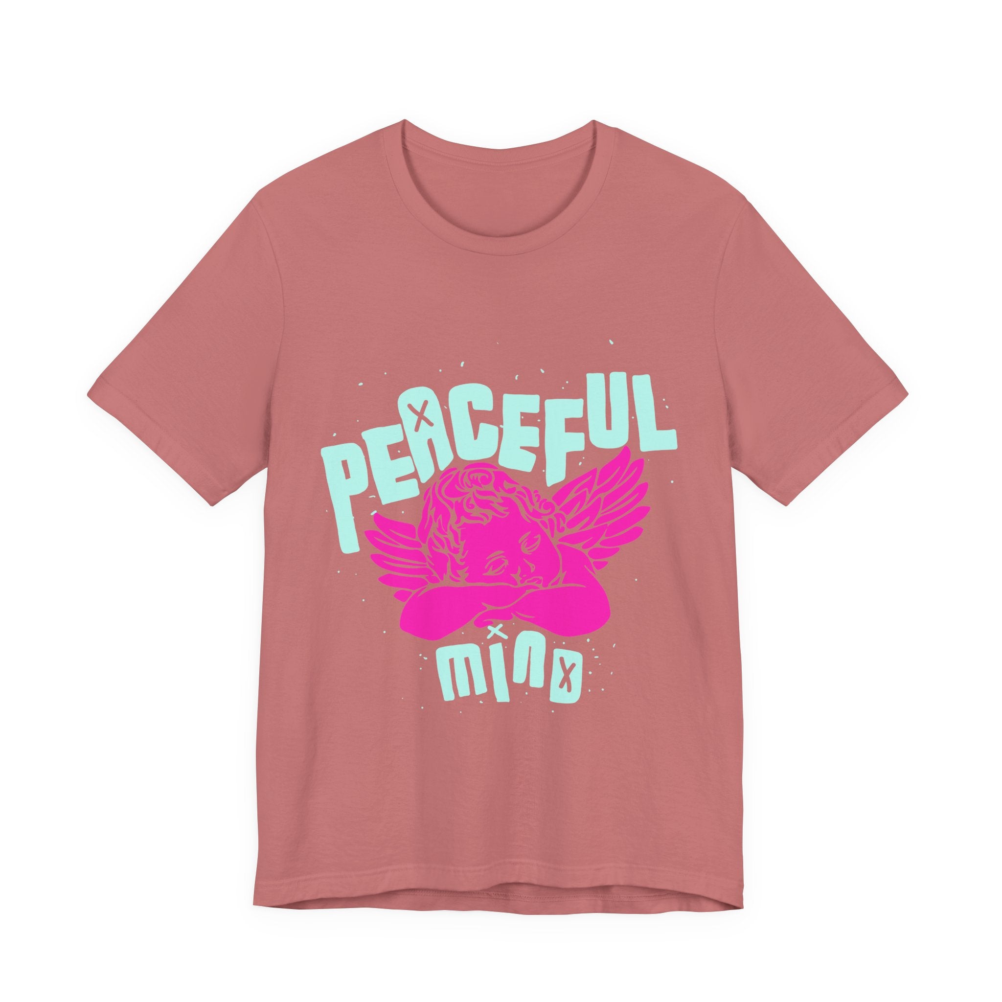 Retro Angel Graphic T-Shirt – Pastel Aesthetic Unisex Tee | Cute Angel Shirt | Bella Canvas 3001 Streetwear