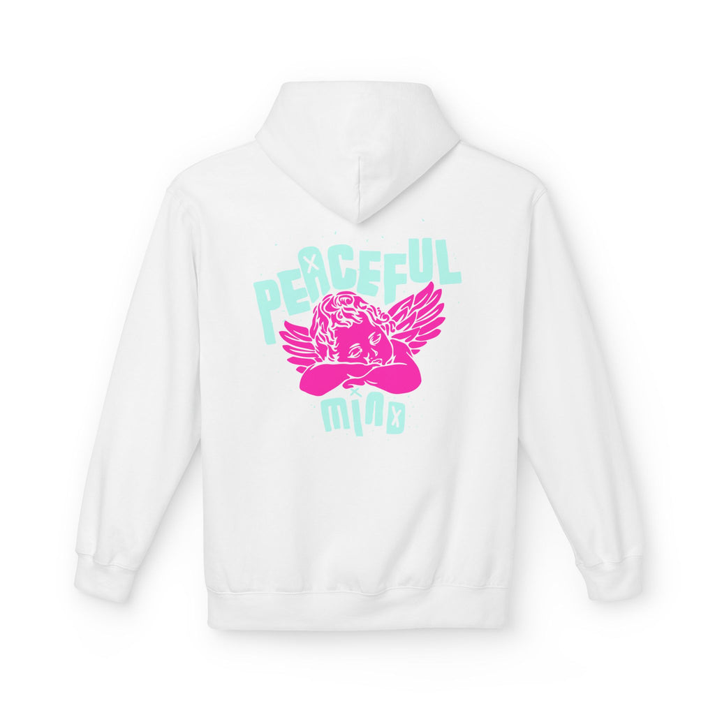 Retro Angel Graphic Hoodie – Pastel Aesthetic Unisex Hoodie | Cute Angel Hoodie | Bella Canvas 3001 Streetwear