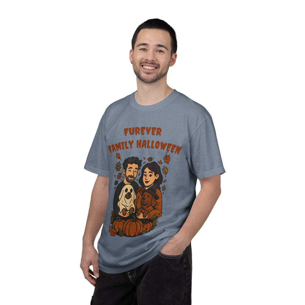 Furever Family Halloween Shirt – Couple Dog Lover Halloween Tee | Pet Family Graphic Shirt