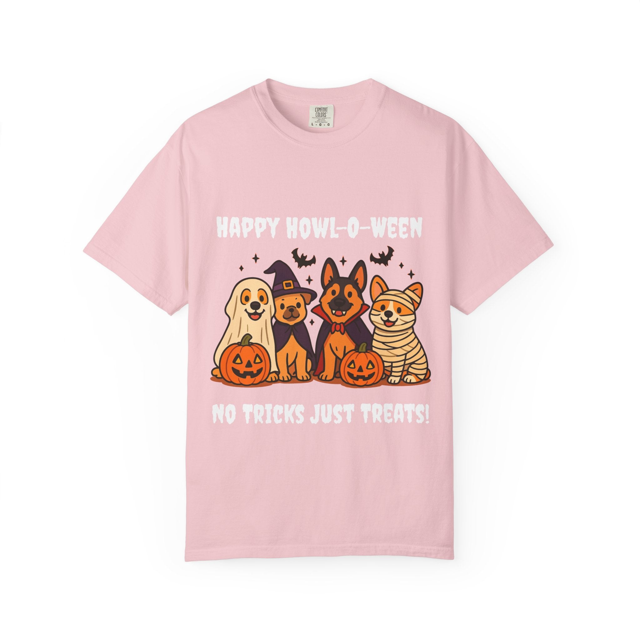 Funny Dog Halloween Shirt – Happy Howl-O-Ween Dog Costume Graphic Tee | Cute Dog Halloween Party Shirt