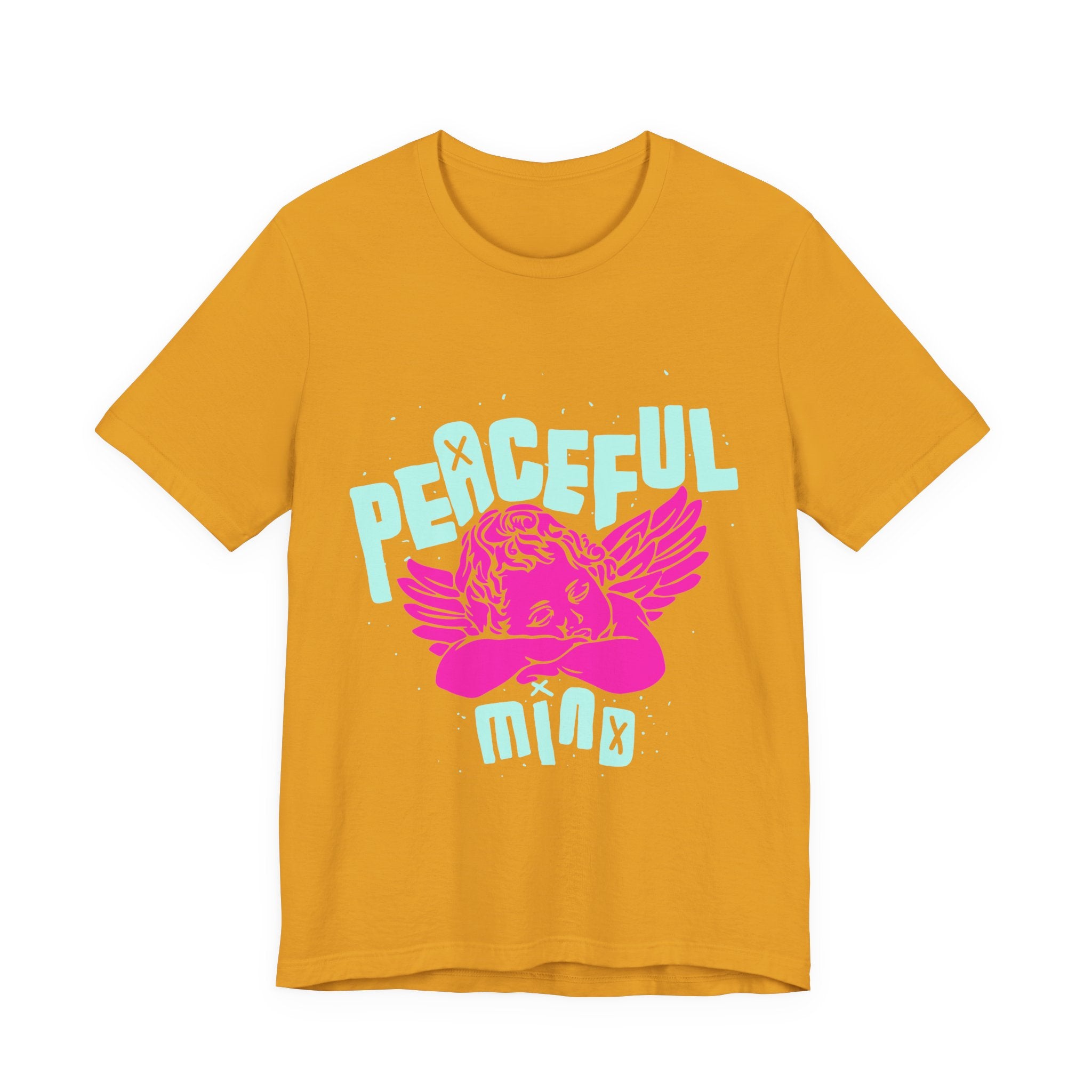 Retro Angel Graphic T-Shirt – Pastel Aesthetic Unisex Tee | Cute Angel Shirt | Bella Canvas 3001 Streetwear
