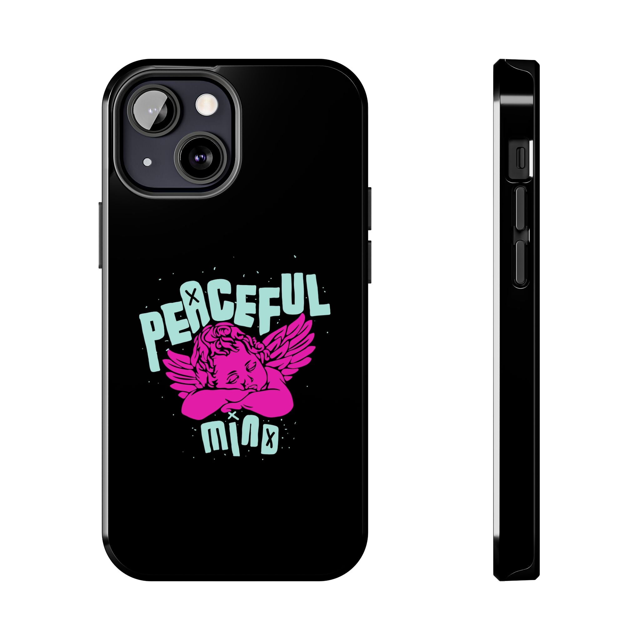 Retro Angel Phone Case – Pastel Aesthetic Angelcore iPhone Case | Cute Vintage Angel Cover