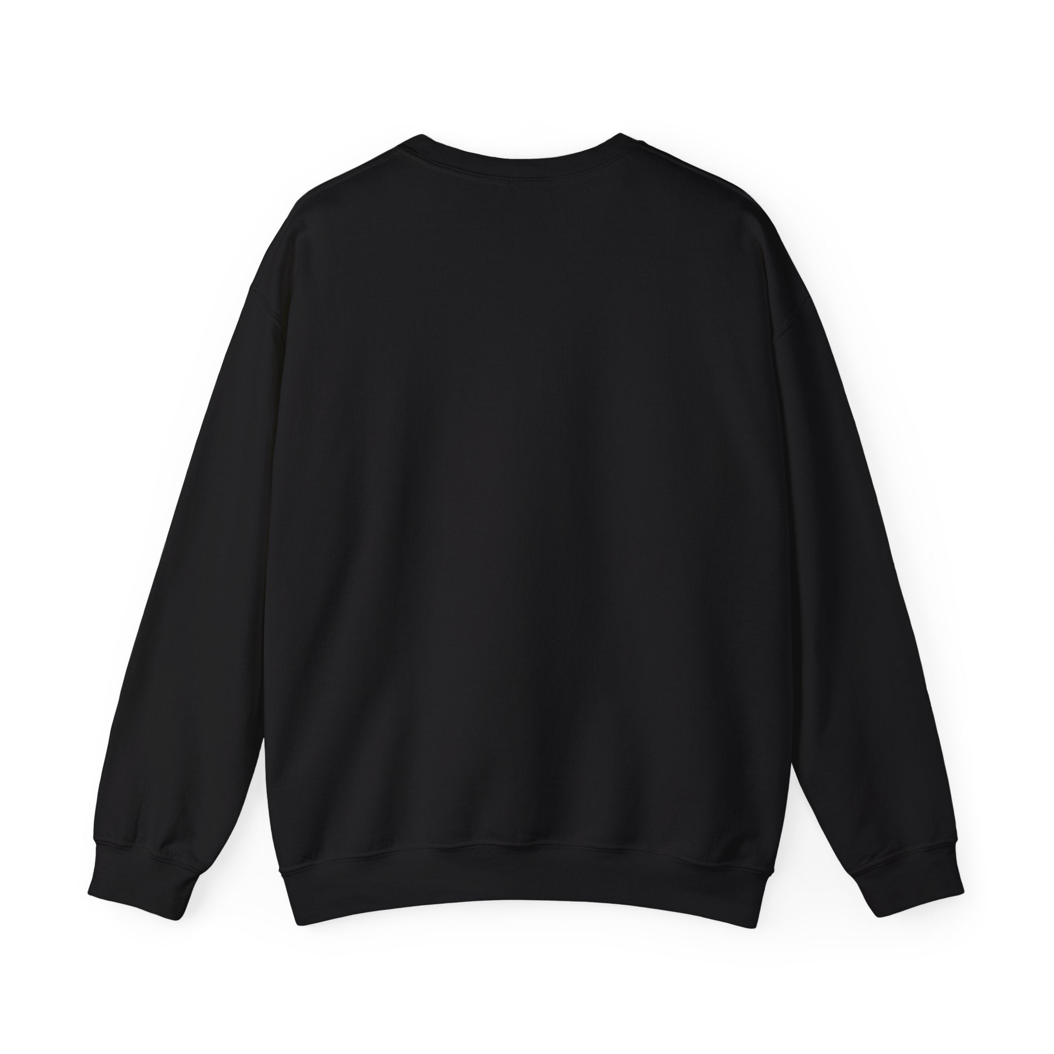 Witch Girl with Pumpkin & Dog Sweatshirt — Cute Halloween Crewneck