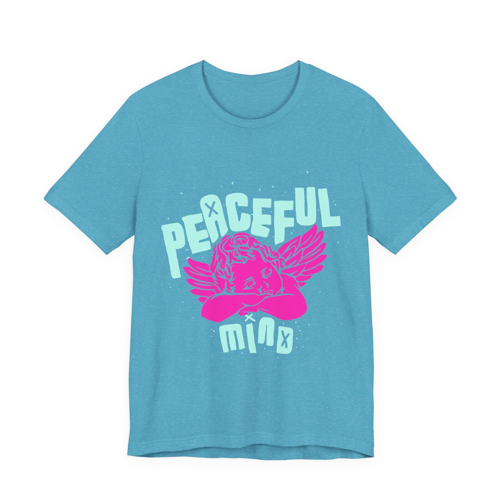 Retro Angel Graphic T-Shirt – Pastel Aesthetic Unisex Tee | Cute Angel Shirt | Bella Canvas 3001 Streetwear
