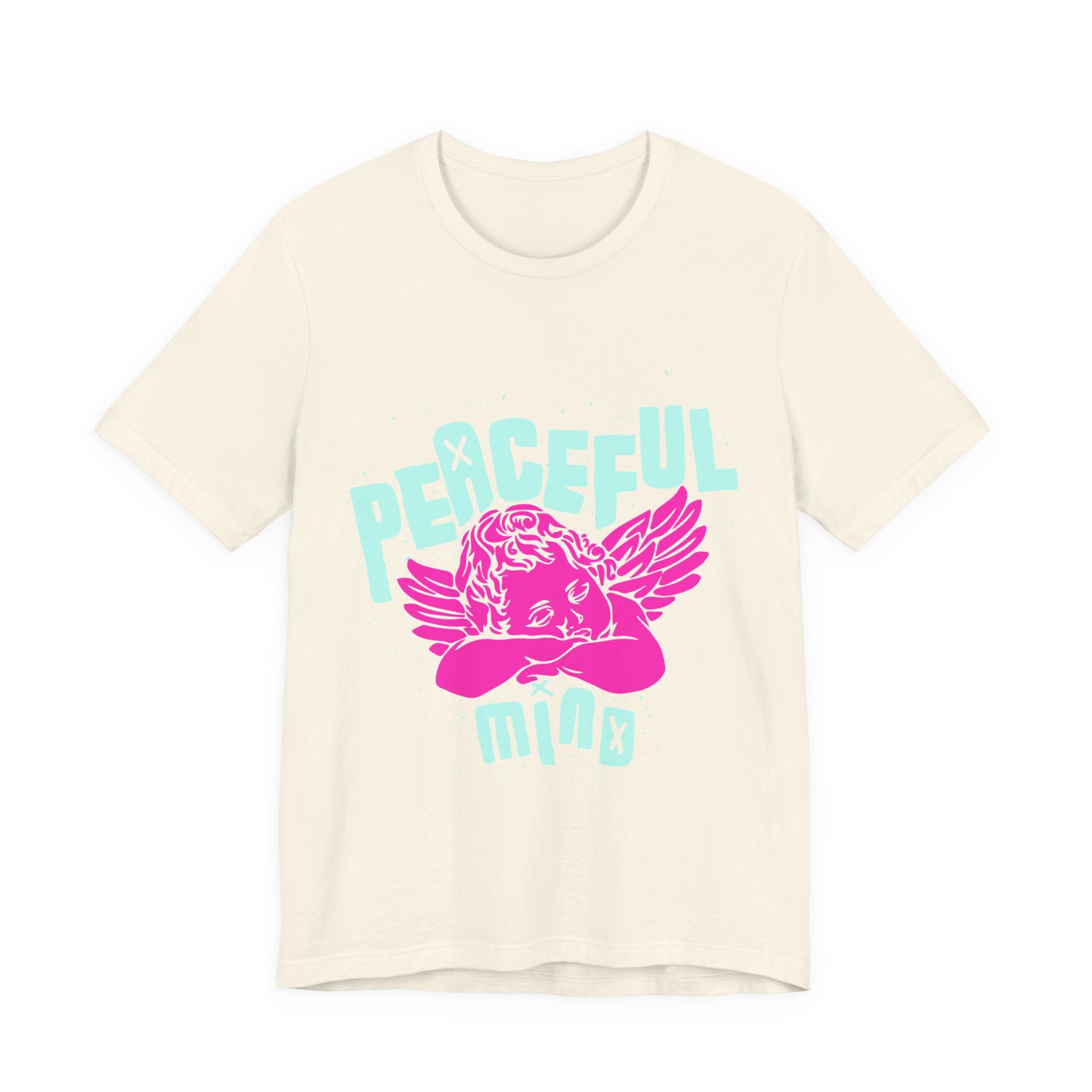 Retro Angel Graphic T-Shirt – Pastel Aesthetic Unisex Tee | Cute Angel Shirt | Bella Canvas 3001 Streetwear