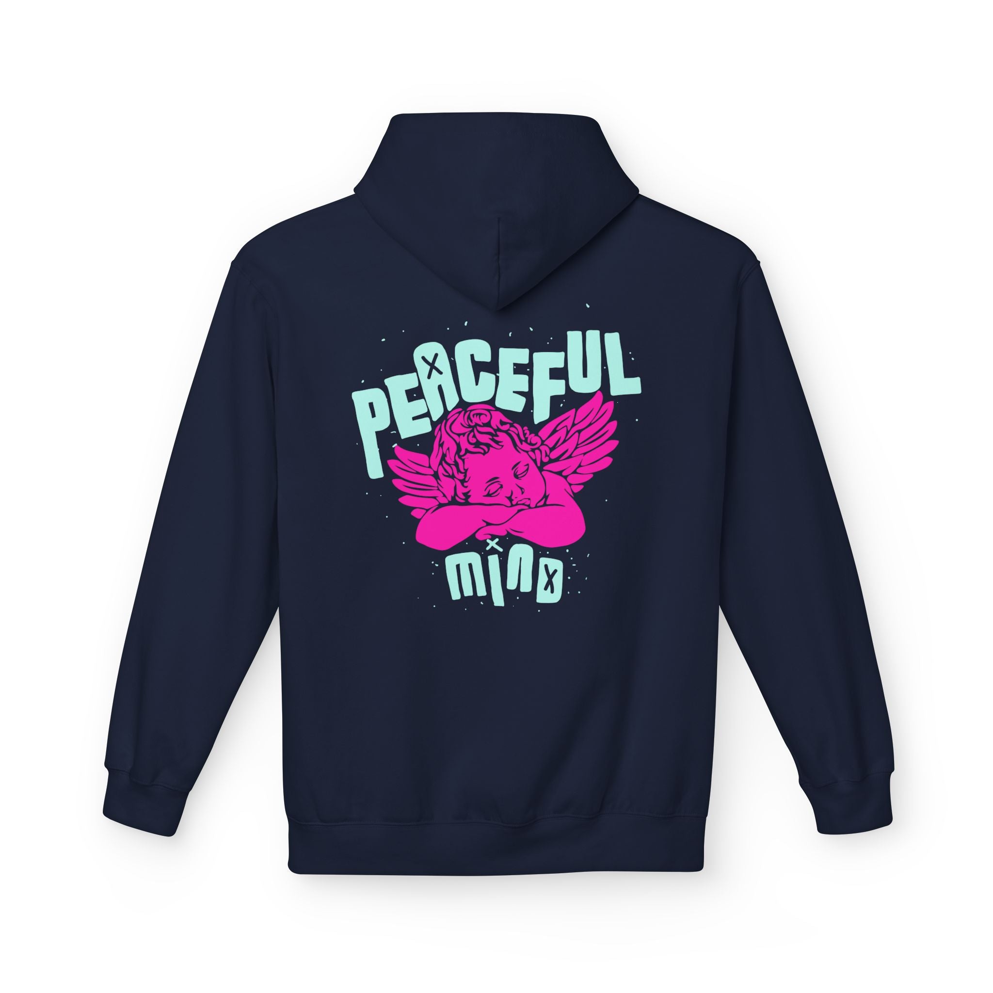 Retro Angel Graphic Hoodie – Pastel Aesthetic Unisex Hoodie | Cute Angel Hoodie | Bella Canvas 3001 Streetwear