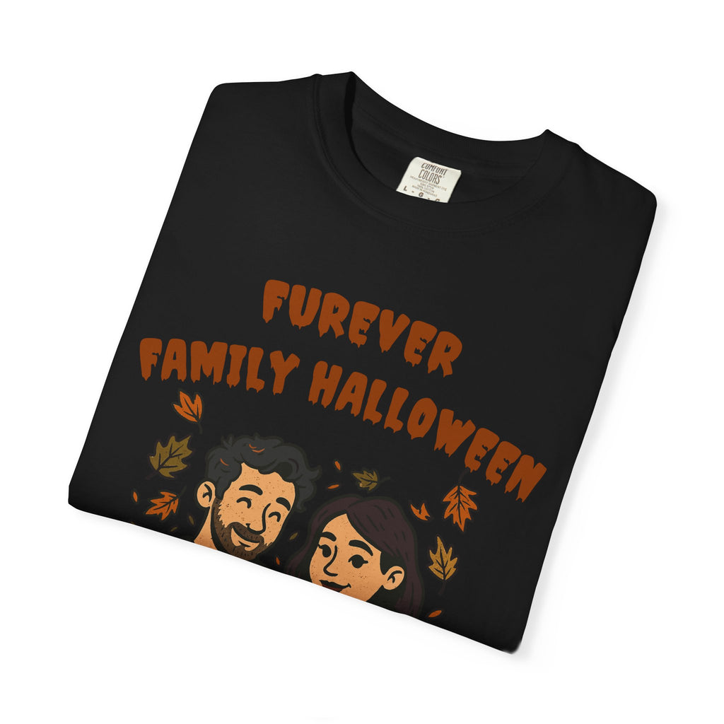 Furever Family Halloween Shirt – Couple Dog Lover Halloween Tee | Pet Family Graphic Shirt