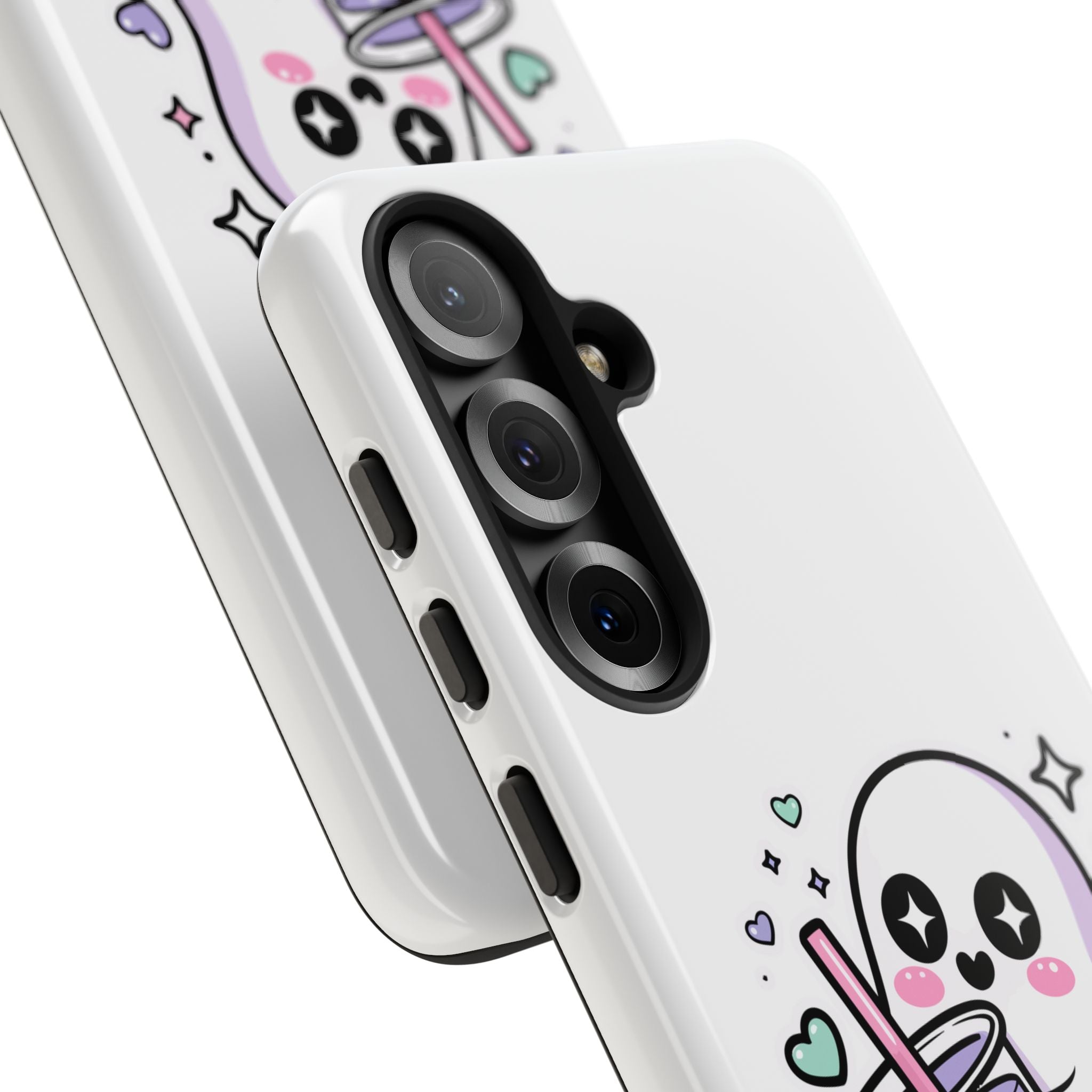 Cute Ghost Boba Phone Case – Kawaii Bubble Tea Ghost Cover | Spooky Cute Aesthetic Case
