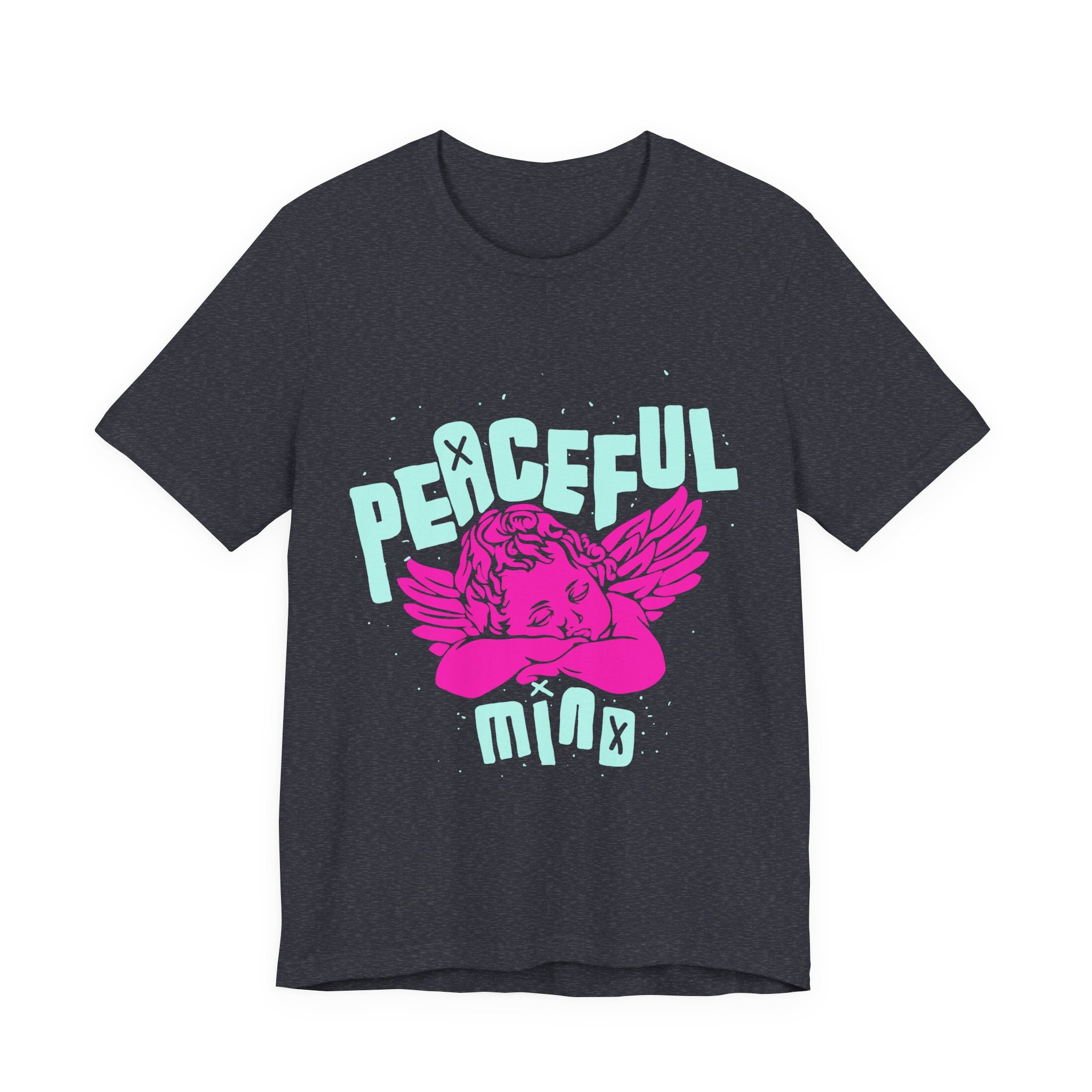 Retro Angel Graphic T-Shirt – Pastel Aesthetic Unisex Tee | Cute Angel Shirt | Bella Canvas 3001 Streetwear