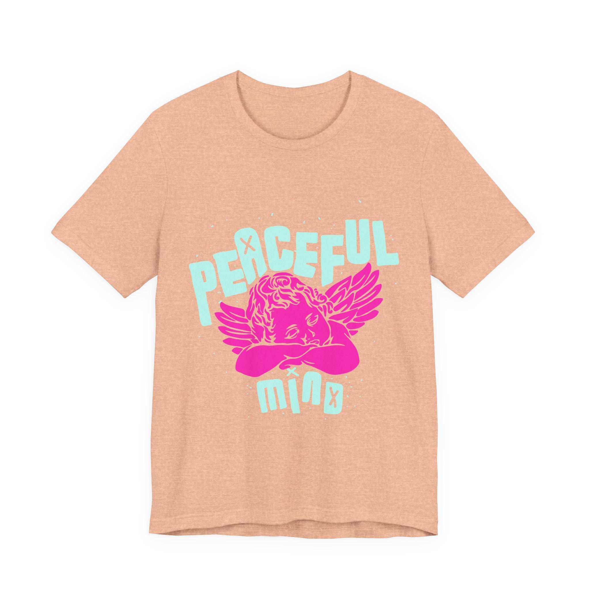 Retro Angel Graphic T-Shirt – Pastel Aesthetic Unisex Tee | Cute Angel Shirt | Bella Canvas 3001 Streetwear