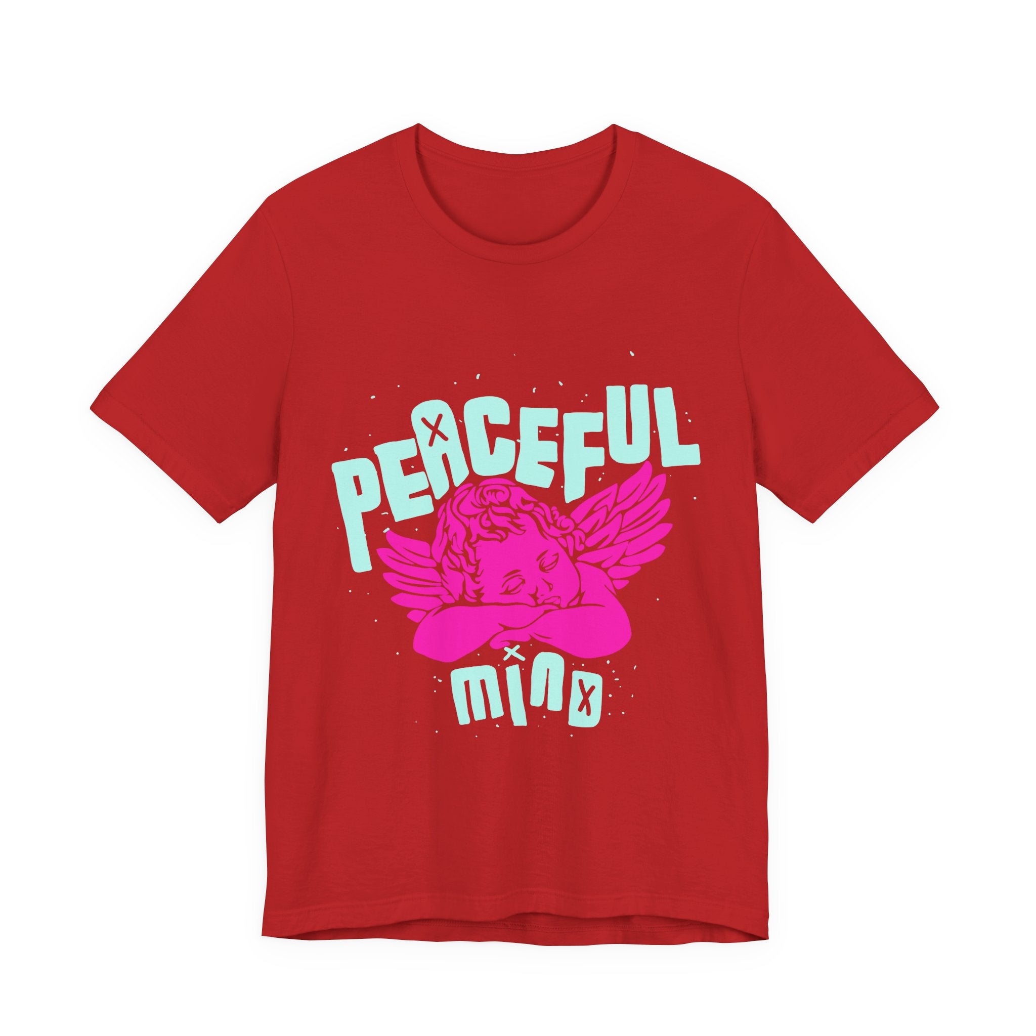 Retro Angel Graphic T-Shirt – Pastel Aesthetic Unisex Tee | Cute Angel Shirt | Bella Canvas 3001 Streetwear