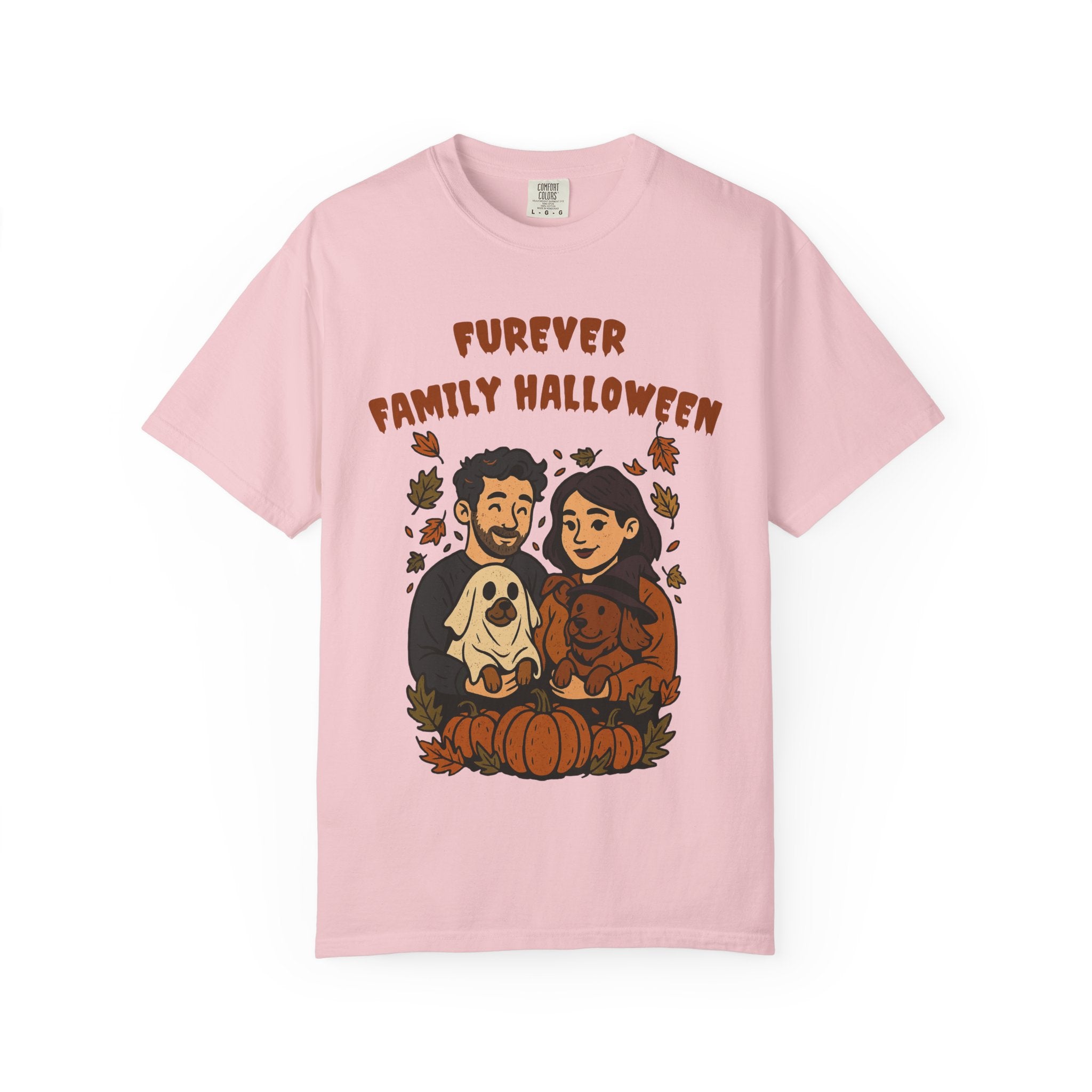 Furever Family Halloween Shirt – Couple Dog Lover Halloween Tee | Pet Family Graphic Shirt