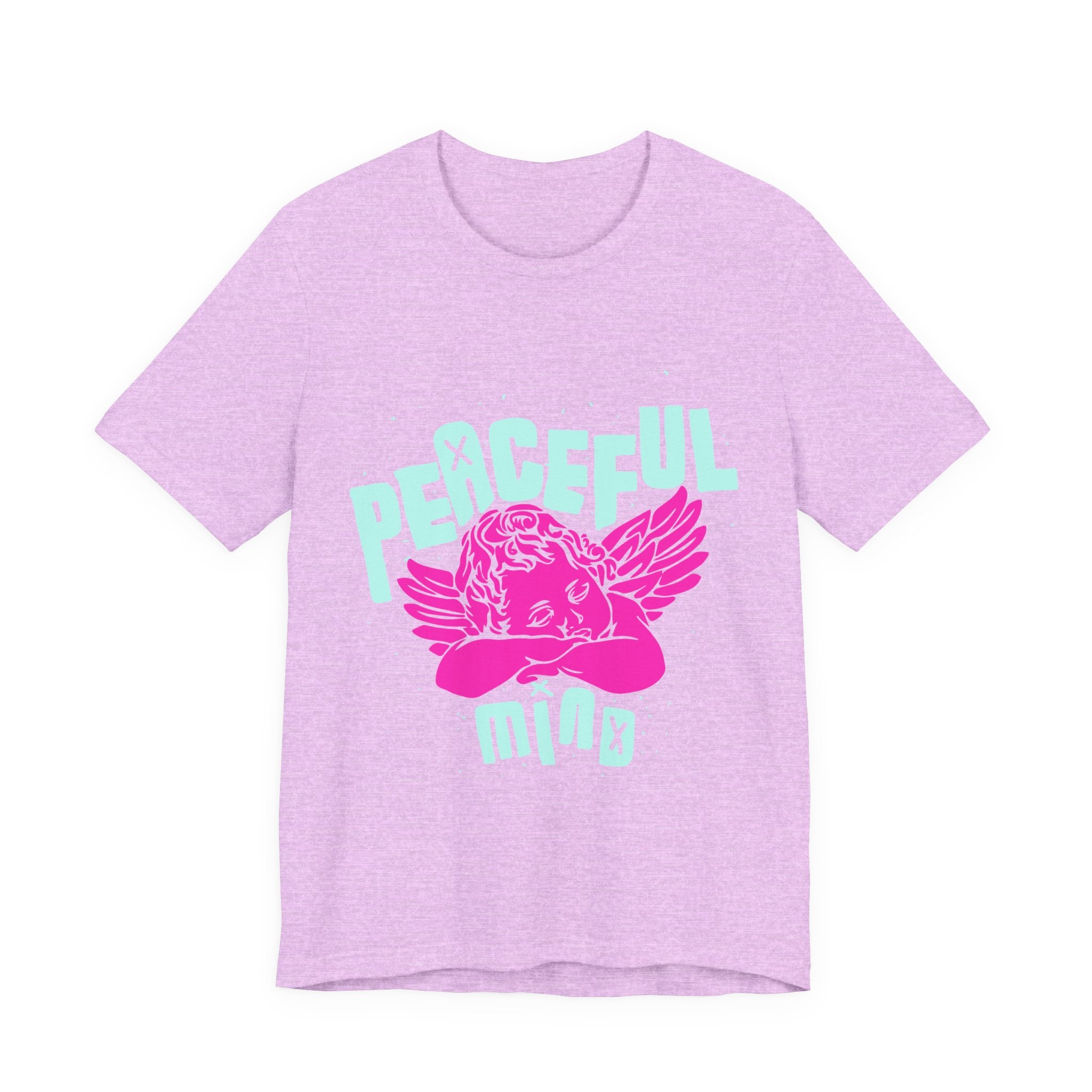 Retro Angel Graphic T-Shirt – Pastel Aesthetic Unisex Tee | Cute Angel Shirt | Bella Canvas 3001 Streetwear