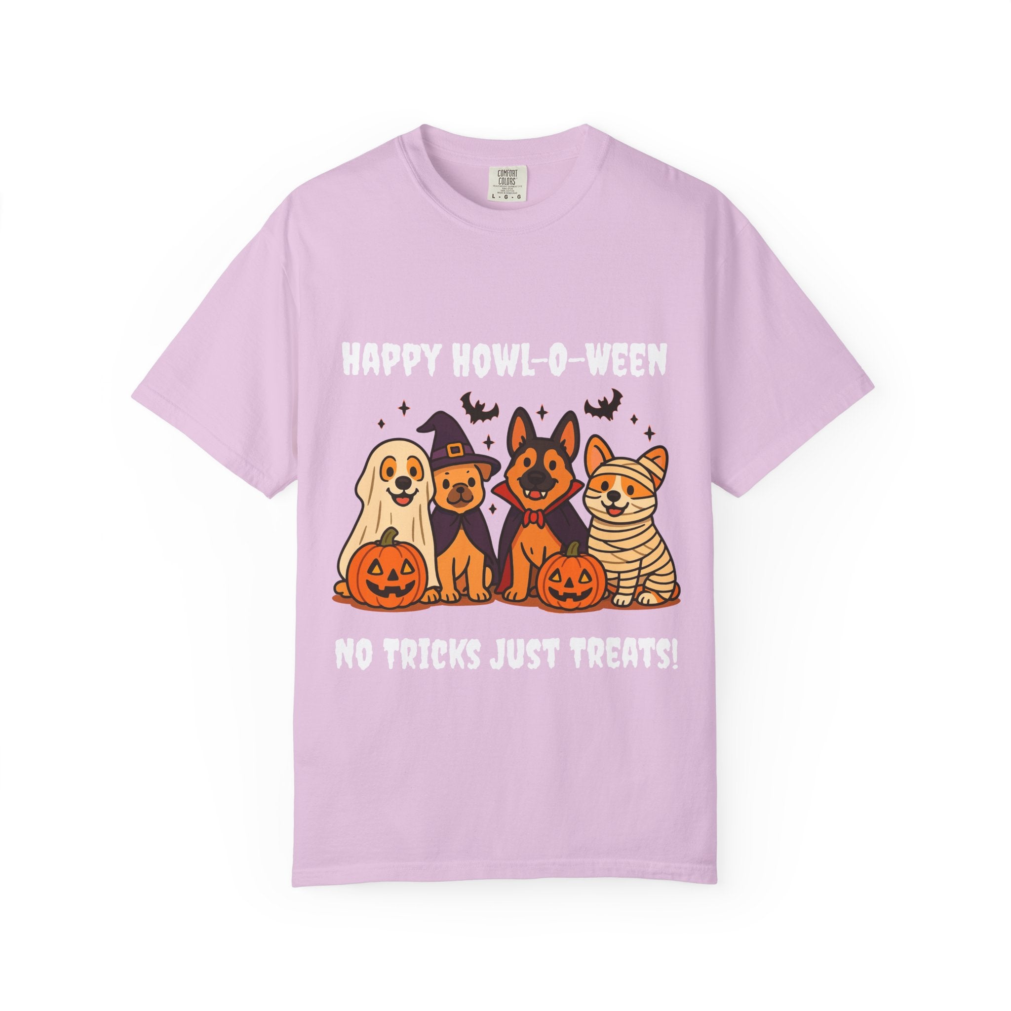 Funny Dog Halloween Shirt – Happy Howl-O-Ween Dog Costume Graphic Tee | Cute Dog Halloween Party Shirt