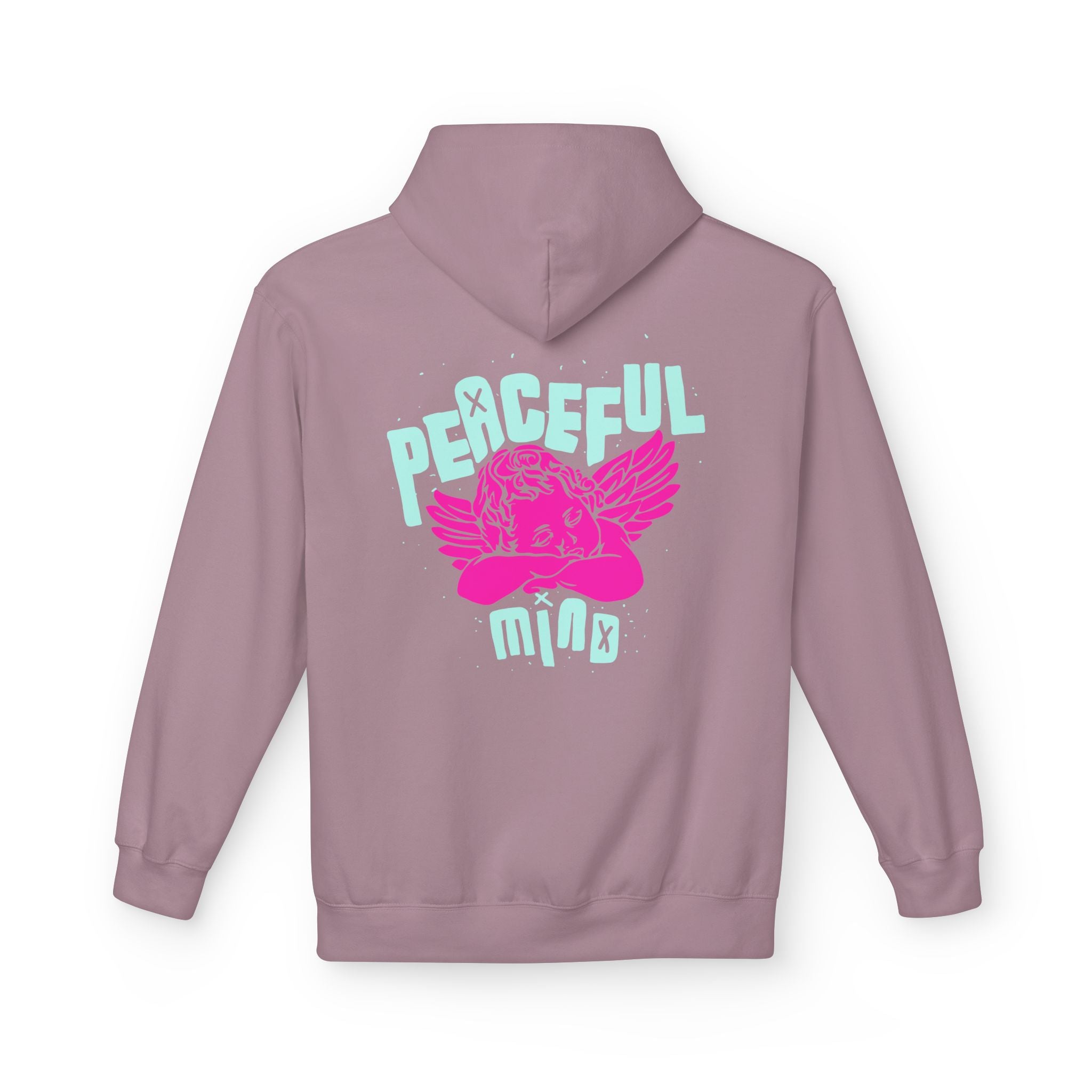 Retro Angel Graphic Hoodie – Pastel Aesthetic Unisex Hoodie | Cute Angel Hoodie | Bella Canvas 3001 Streetwear