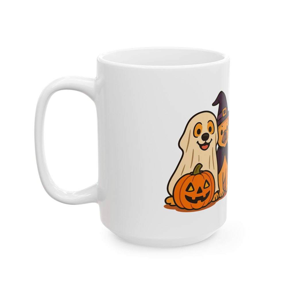 Funny Dog Halloween Mug – Happy Howl-O-Ween Dog Costume Coffee Cup | Dog Lover Halloween Gift