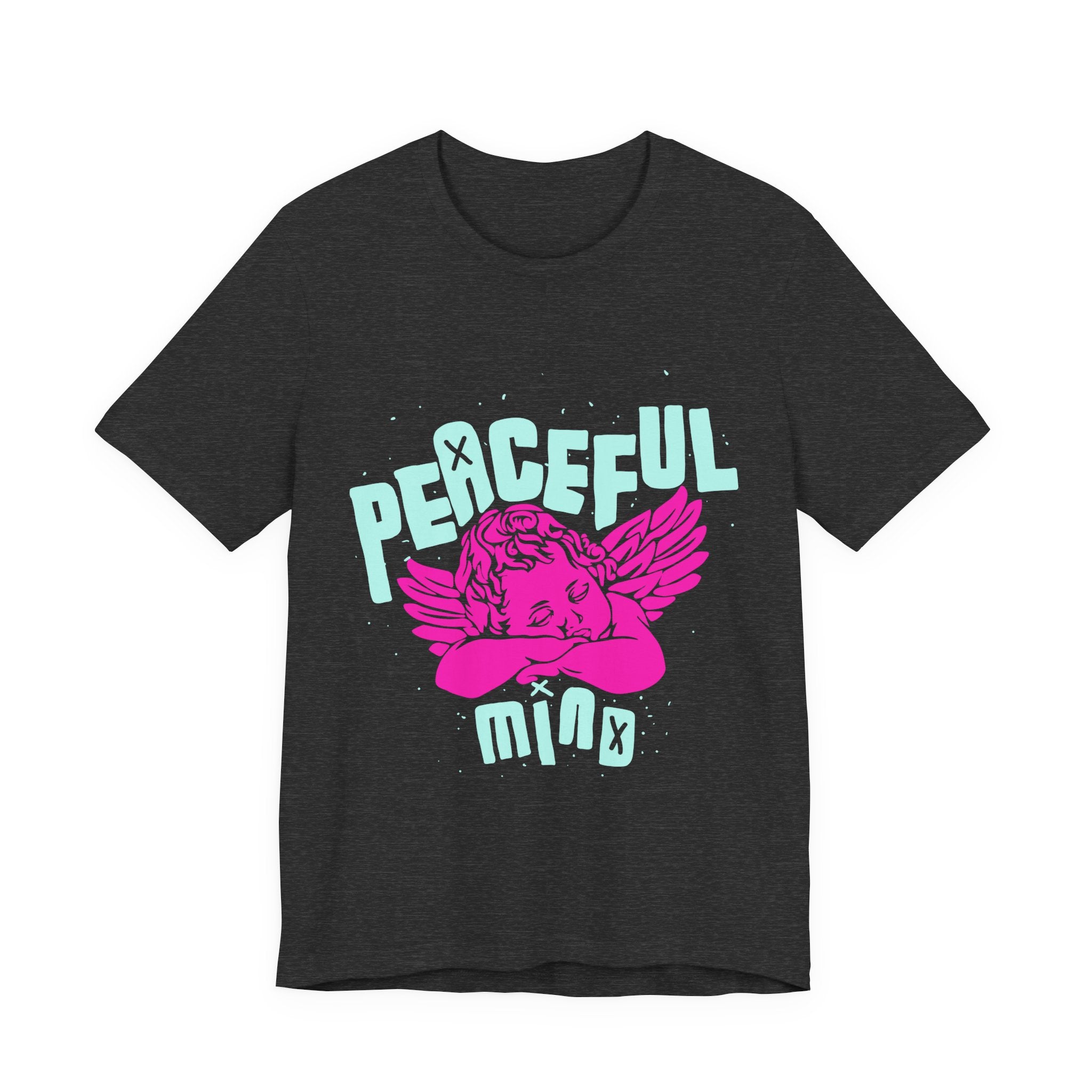 Retro Angel Graphic T-Shirt – Pastel Aesthetic Unisex Tee | Cute Angel Shirt | Bella Canvas 3001 Streetwear