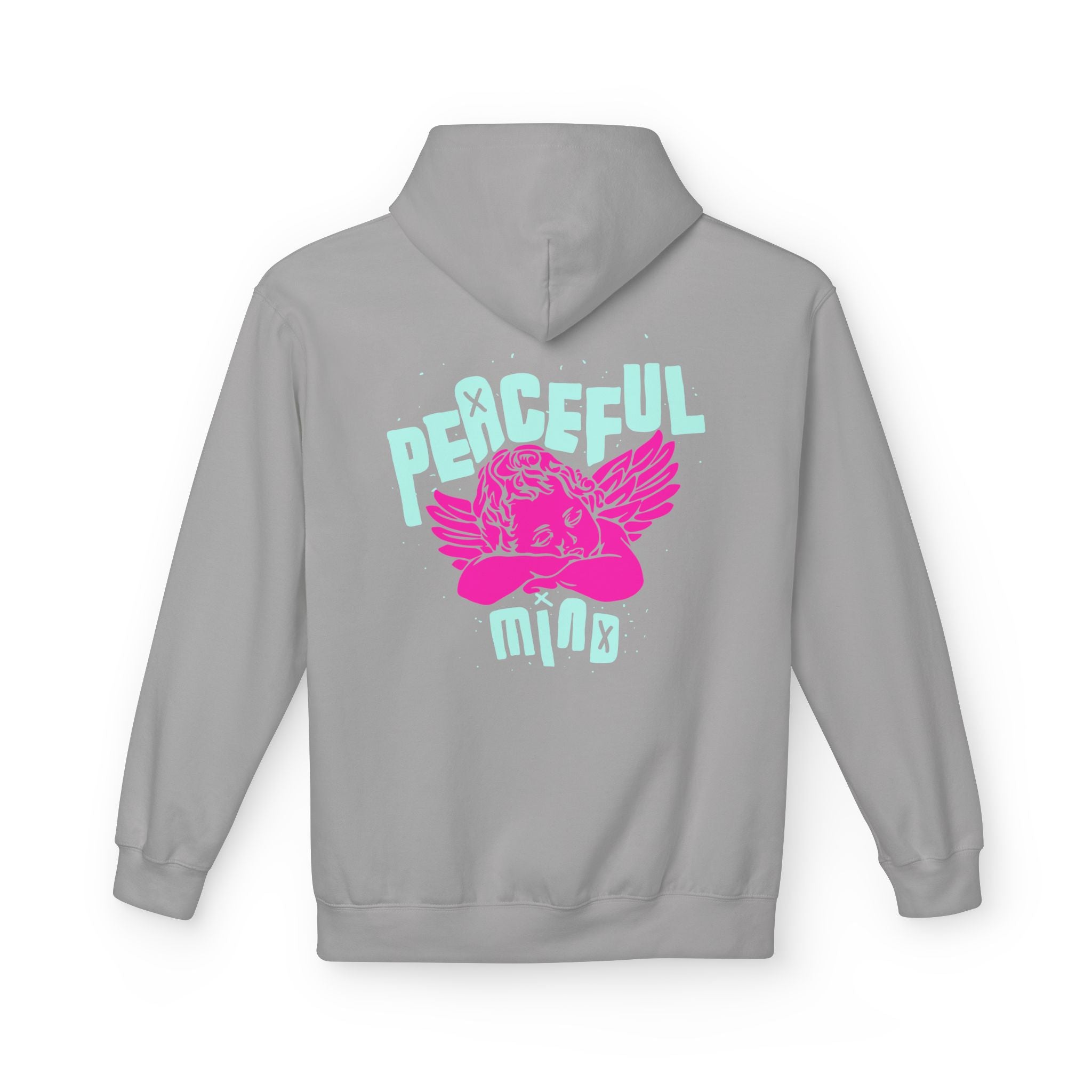 Retro Angel Graphic Hoodie – Pastel Aesthetic Unisex Hoodie | Cute Angel Hoodie | Bella Canvas 3001 Streetwear