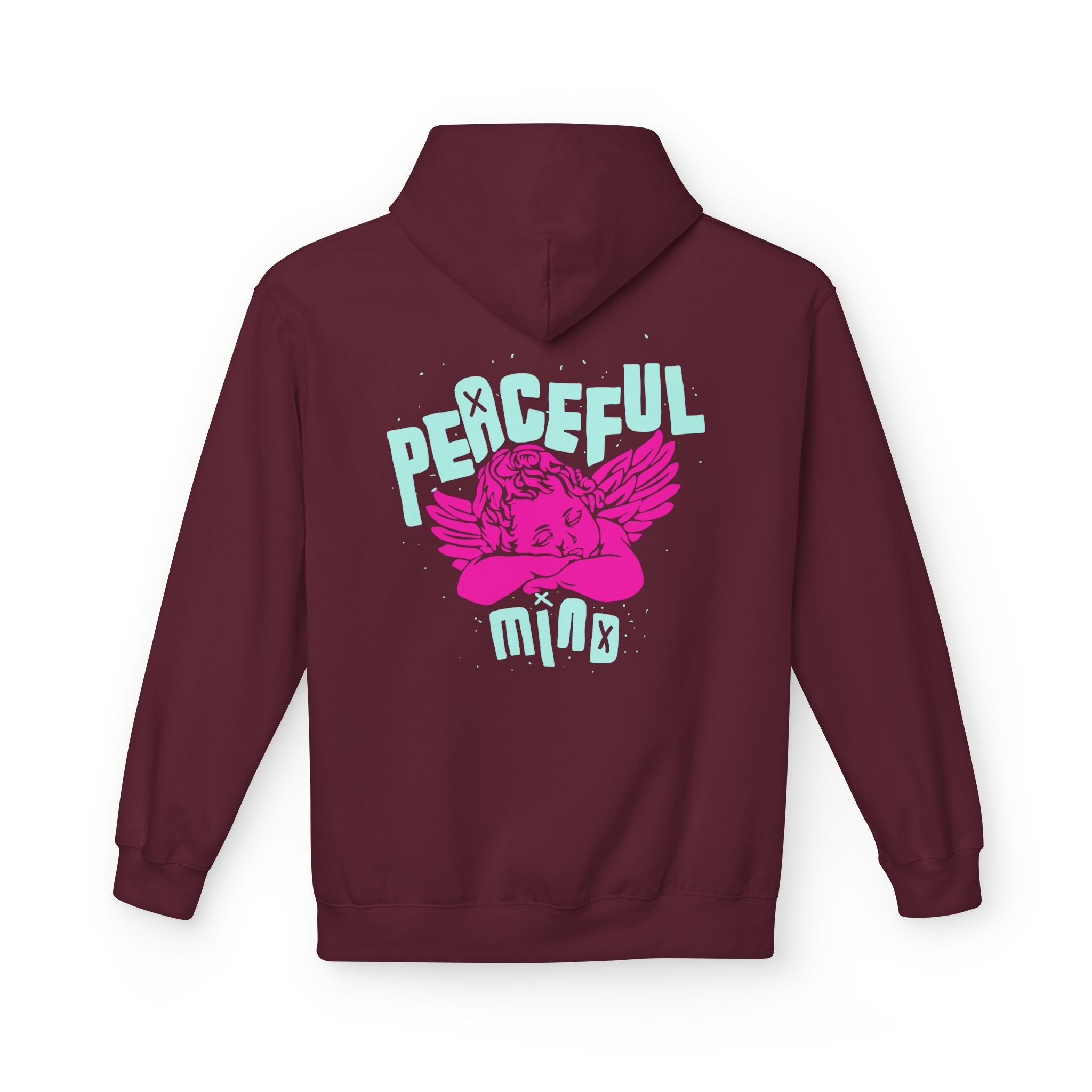 Retro Angel Graphic Hoodie – Pastel Aesthetic Unisex Hoodie | Cute Angel Hoodie | Bella Canvas 3001 Streetwear