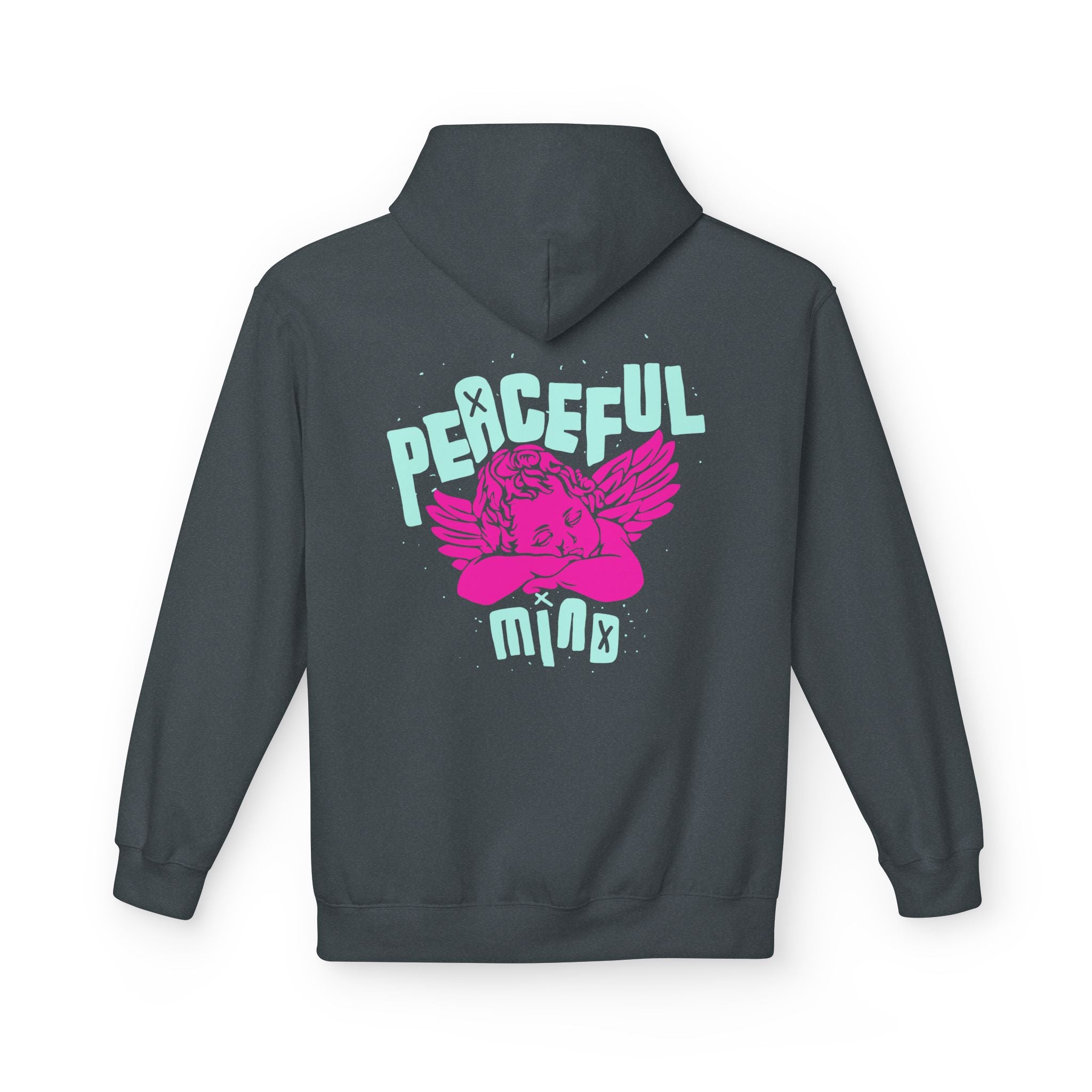 Retro Angel Graphic Hoodie – Pastel Aesthetic Unisex Hoodie | Cute Angel Hoodie | Bella Canvas 3001 Streetwear