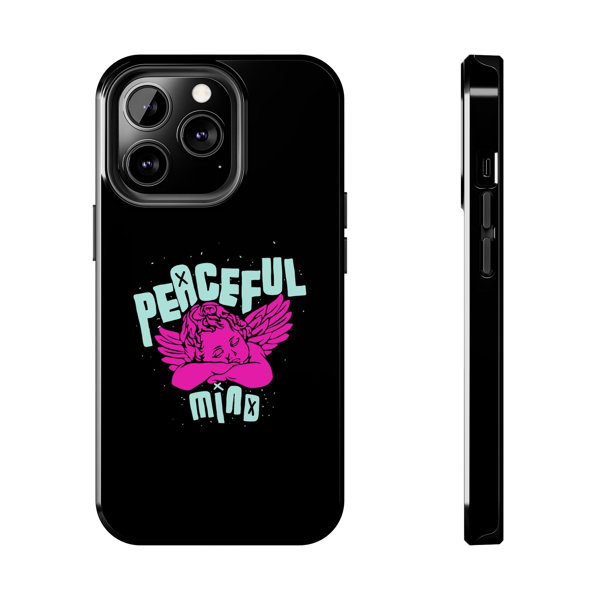 Retro Angel Phone Case – Pastel Aesthetic Angelcore iPhone Case | Cute Vintage Angel Cover