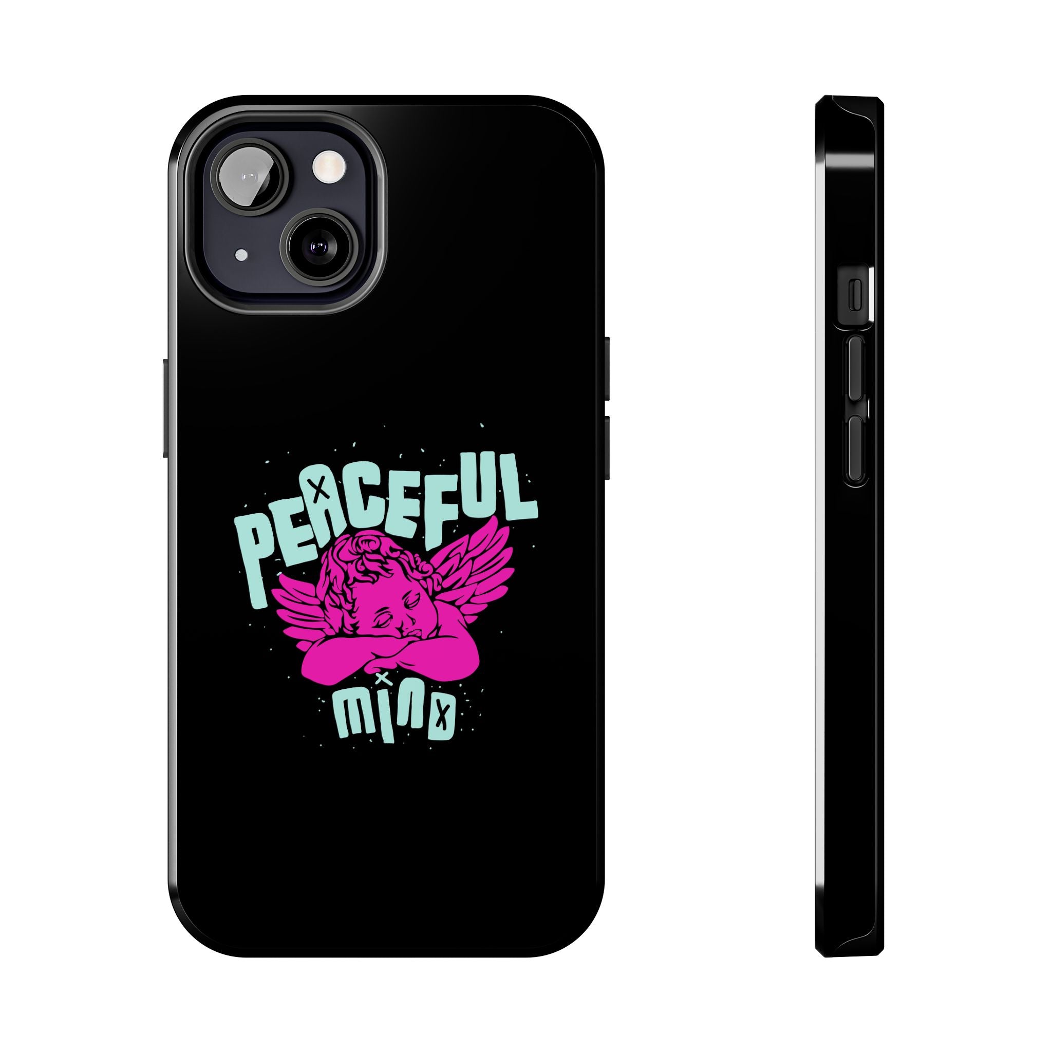Retro Angel Phone Case – Pastel Aesthetic Angelcore iPhone Case | Cute Vintage Angel Cover