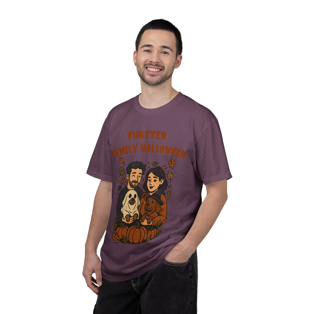 Furever Family Halloween Shirt – Couple Dog Lover Halloween Tee | Pet Family Graphic Shirt