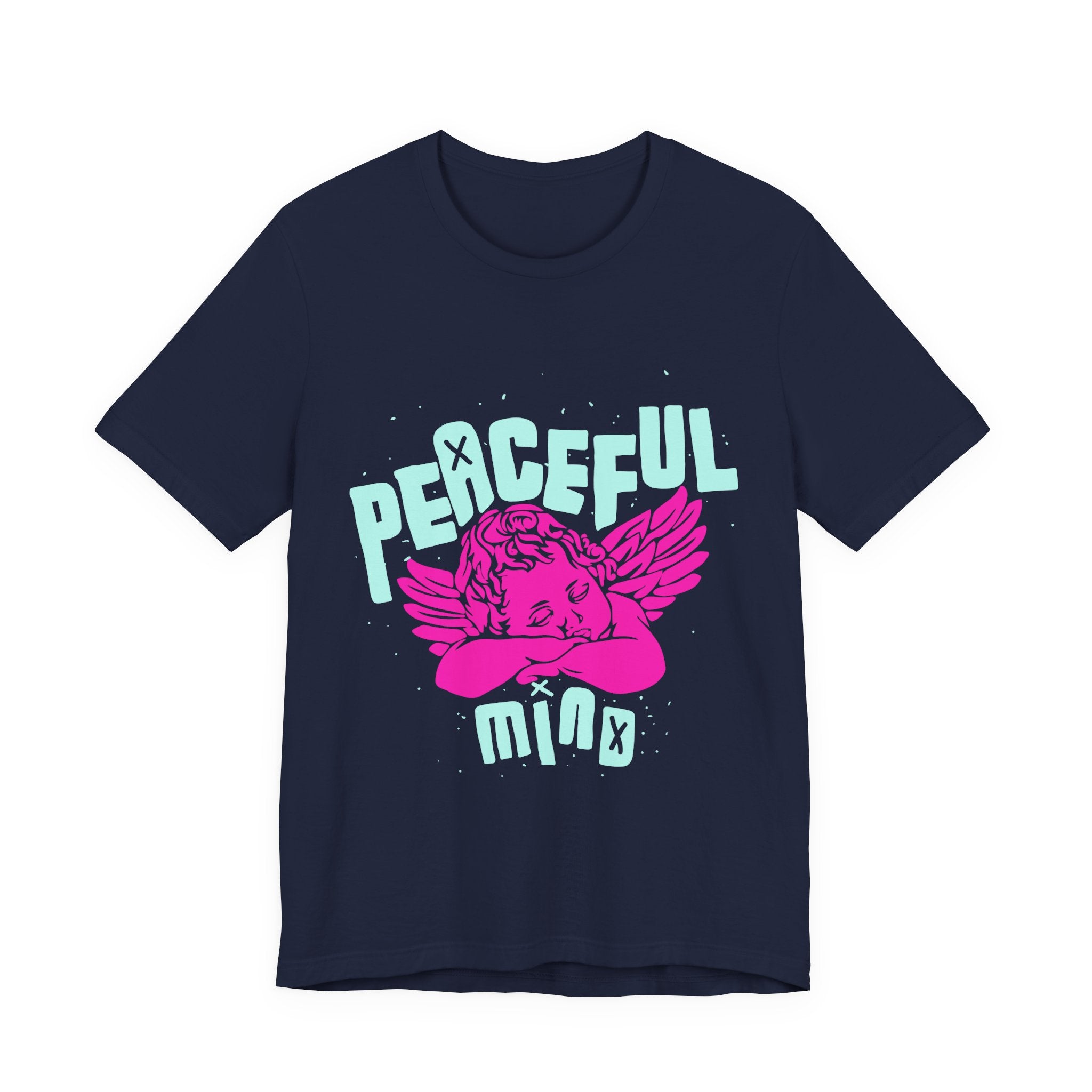 Retro Angel Graphic T-Shirt – Pastel Aesthetic Unisex Tee | Cute Angel Shirt | Bella Canvas 3001 Streetwear