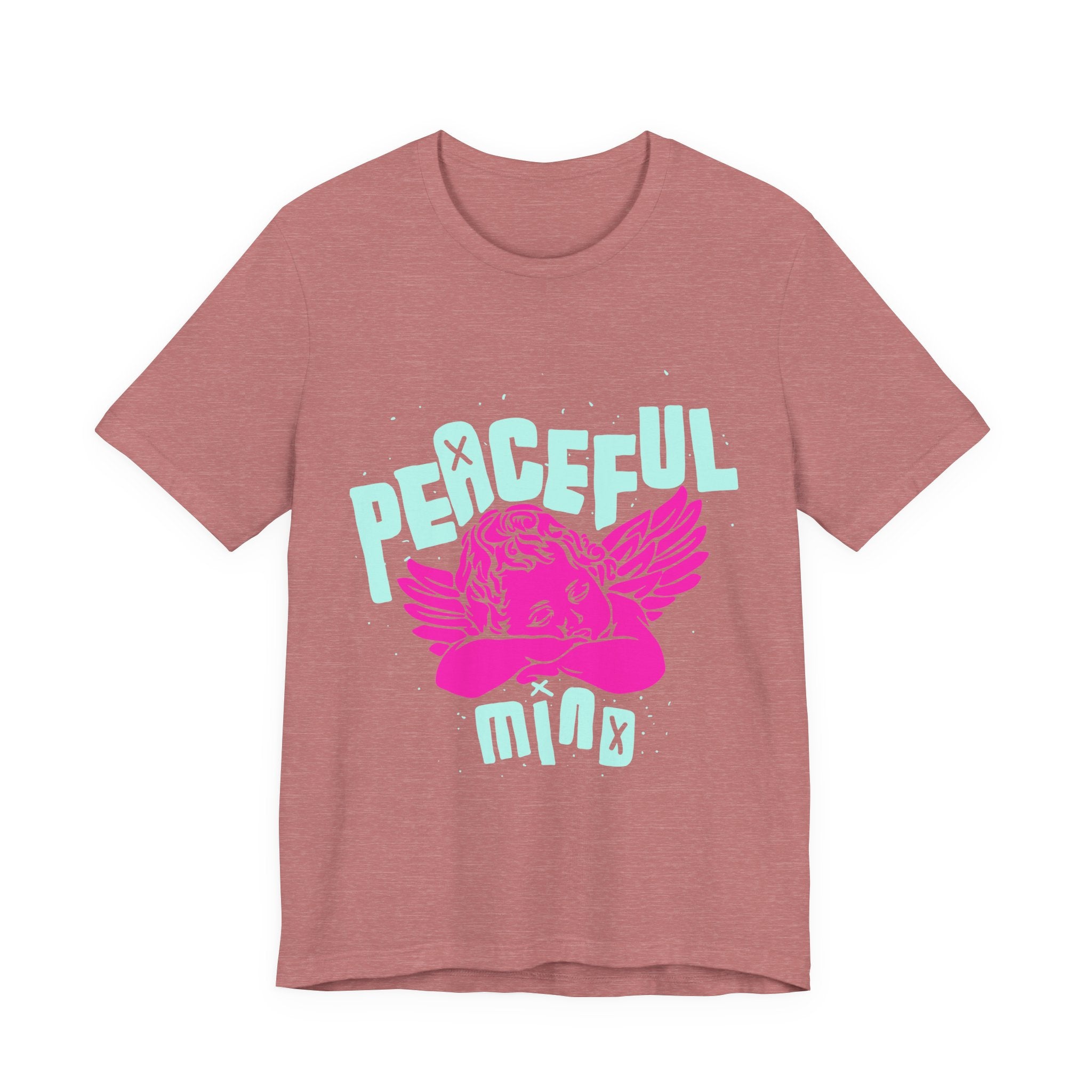 Retro Angel Graphic T-Shirt – Pastel Aesthetic Unisex Tee | Cute Angel Shirt | Bella Canvas 3001 Streetwear