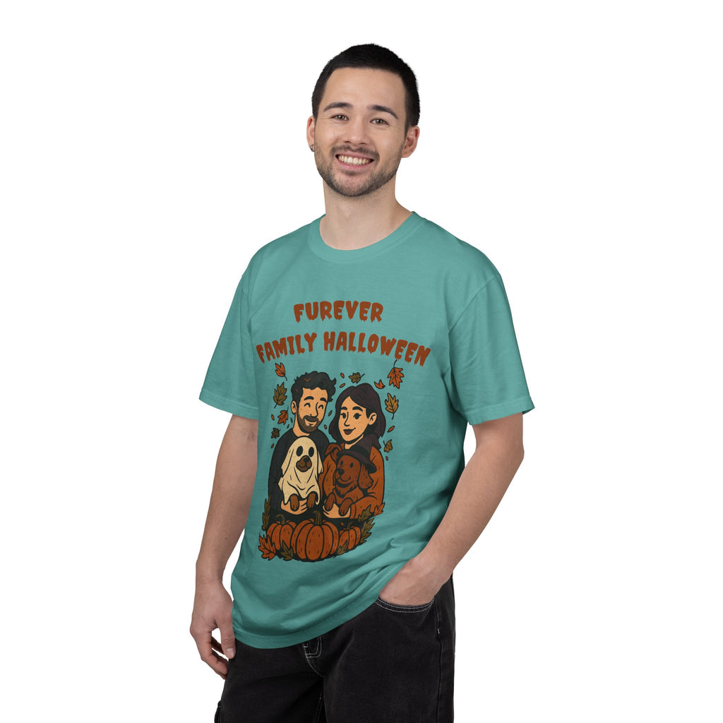 Furever Family Halloween Shirt – Couple Dog Lover Halloween Tee | Pet Family Graphic Shirt