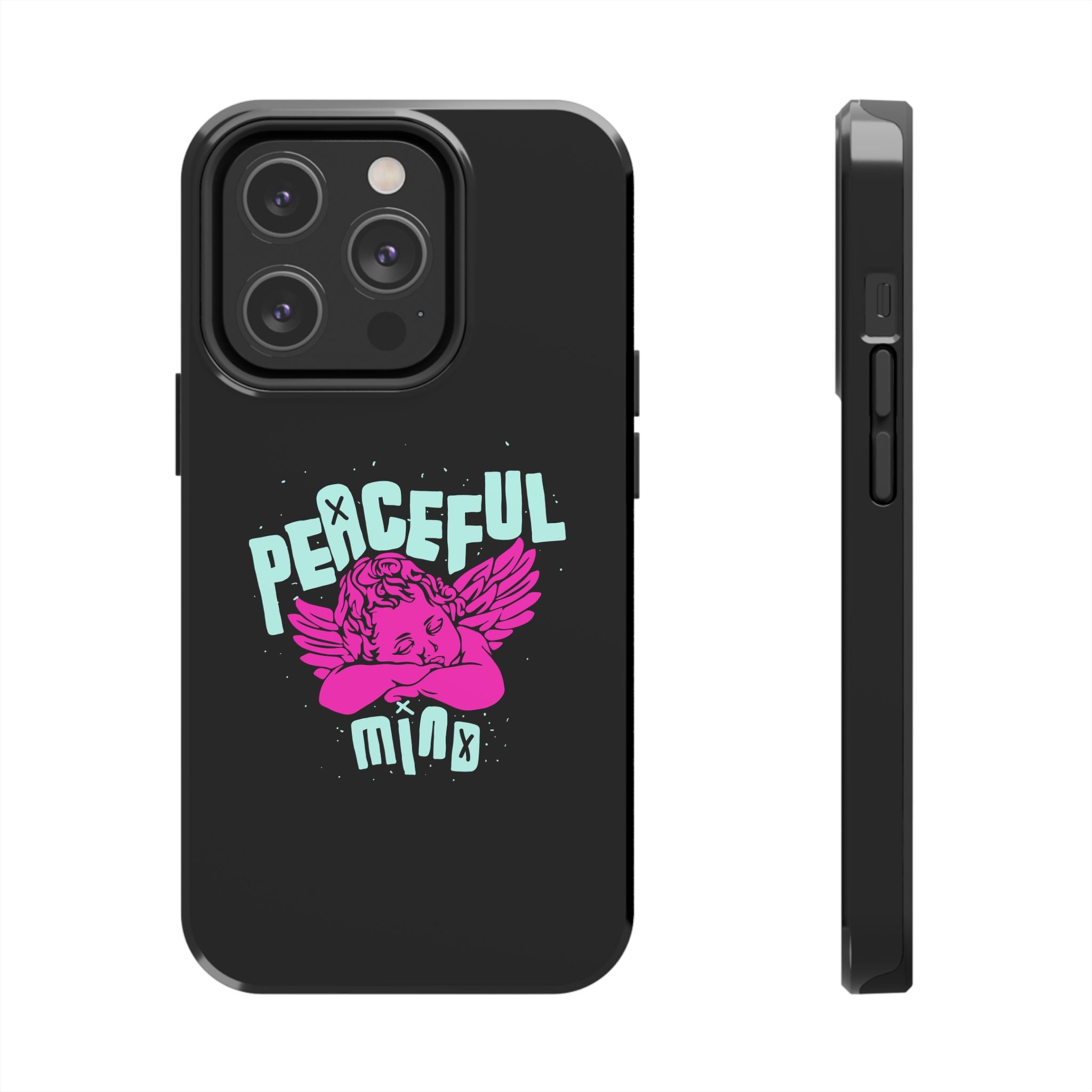 Retro Angel Phone Case – Pastel Aesthetic Angelcore iPhone Case | Cute Vintage Angel Cover