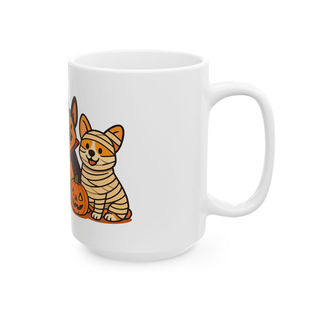 Funny Dog Halloween Mug – Happy Howl-O-Ween Dog Costume Coffee Cup | Dog Lover Halloween Gift
