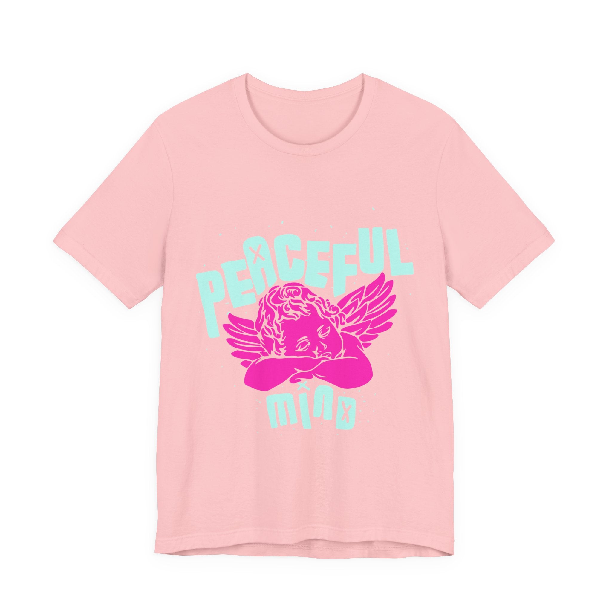 Retro Angel Graphic T-Shirt – Pastel Aesthetic Unisex Tee | Cute Angel Shirt | Bella Canvas 3001 Streetwear