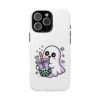 100272642948456276_2048.jpeg Cute Ghost Boba Phone Case – Kawaii Bubble Tea Ghost Cover | Spooky Cute Aesthetic Case