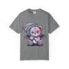Pastel Goth Teddy Bear T-Shirt – Cute Dark Aesthetic Bear with Scythe | Creepy Cute Kawaii Goth Graphic