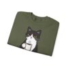 10276554094267216577_2048.jpeg Funny Cat Coffee Sweatshirt – Coffee Because Murder Is Wrong | Sarcastic Cat Lover Graphic