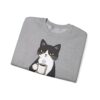 10367891848980165914_2048.jpeg Funny Cat Coffee Sweatshirt – Coffee Because Murder Is Wrong | Sarcastic Cat Lover Graphic