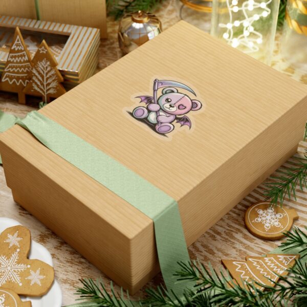 10454957217996996162_1200.jpeg Cute Pastel Goth Teddy Bear Sticker – Creepy Cute Winged Bear with Scythe | Kawaii Goth Vinyl Decal