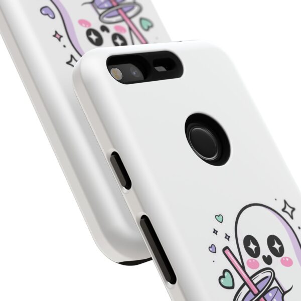 10525709104742595468_2048.jpeg Cute Ghost Boba Phone Case – Kawaii Bubble Tea Ghost Cover | Spooky Cute Aesthetic Case