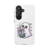 10902005354217765880_2048.jpeg Cute Ghost Boba Phone Case – Kawaii Bubble Tea Ghost Cover | Spooky Cute Aesthetic Case