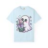 Cute Ghost Boba Tea T-Shirt – Kawaii Ghost Bubble Tea Shirt | Funny Spooky Cute Graphic Tee