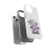 Pastel Goth Teddy Bear Phone Case – Creepy Cute Winged Bear with Scythe | Kawaii Goth Aesthetic Case