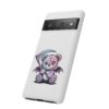 Pastel Goth Teddy Bear Phone Case – Creepy Cute Winged Bear with Scythe | Kawaii Goth Aesthetic Case