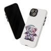 Pastel Goth Teddy Bear Phone Case – Creepy Cute Winged Bear with Scythe | Kawaii Goth Aesthetic Case