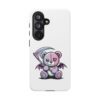 Pastel Goth Teddy Bear Phone Case – Creepy Cute Winged Bear with Scythe | Kawaii Goth Aesthetic Case